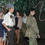 Pokazy mody - II Festiwal Piosenki Wojskowej w szkole ZDZ Zamość