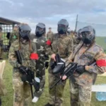 Paintball z ZDZ Zamość - drużyna uczennic